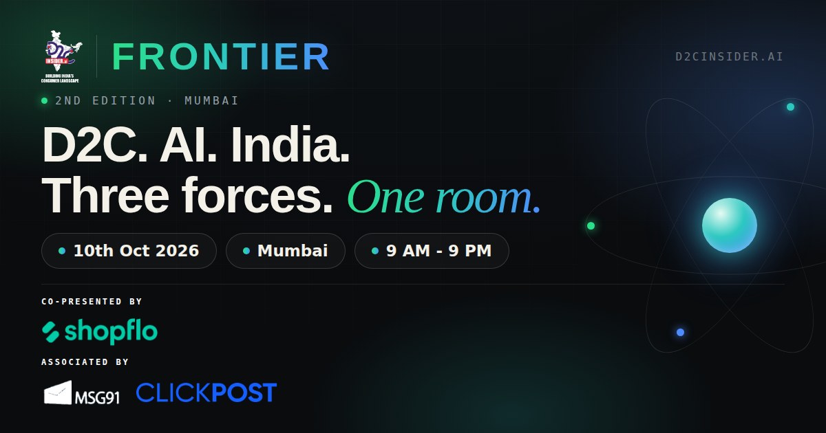Frontier: India's D2C AI Summit (Mumbai, 2nd Edition)